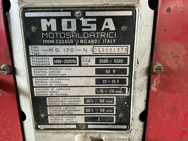 Mosa ms 170 n lasapparaat - afbeelding 8 van  8