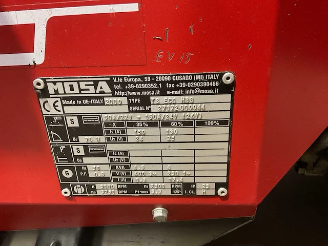 Mosa ts eco hbs diverse lasmachines - afbeelding 5 van  5