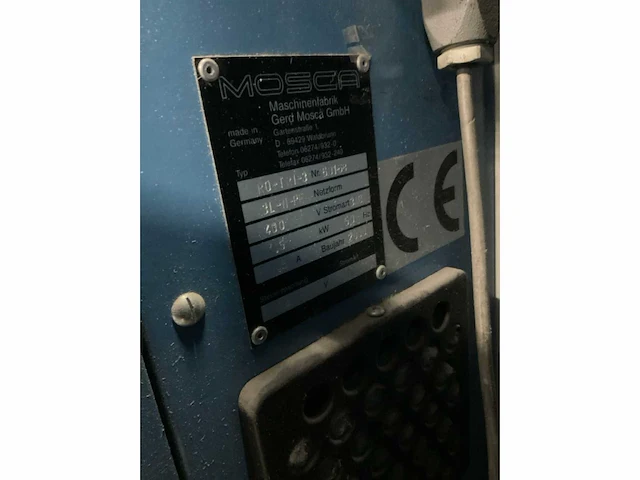 Mosca ro-tri-3 omsnoeringsmachine - afbeelding 9 van  10