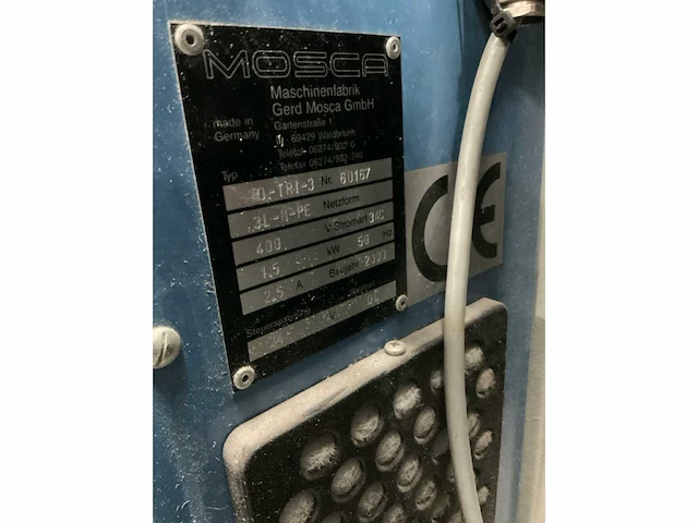 Mosca ro-tri-3 omsnoeringsmachine - afbeelding 4 van  12