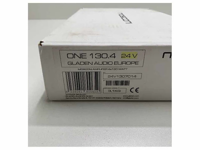 Mosconi one 130.4 4x 130w high quality amplifier 24v - afbeelding 4 van  6
