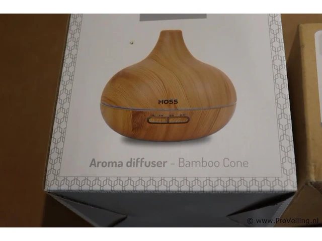 Moss aroma difuser - bamboo cone - 2 stuks - afbeelding 2 van  4