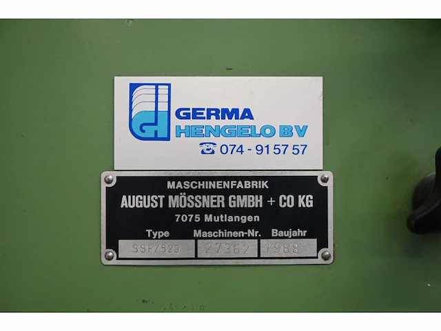 Mössner rekord ssf/520 lintzaagmachine - afbeelding 14 van  16