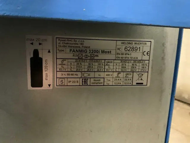 Most fanmig 3200i lasapparaat - afbeelding 8 van  8