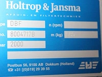 Motafzuiging holtrop & jansma type dbf. bouwjaar 2000. afmeting 235 cm x 121 cm x 325 cm. gewicht 585 kg. ... - afbeelding 4 van  5