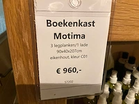 Motima eiken boekenkast - afbeelding 5 van  5