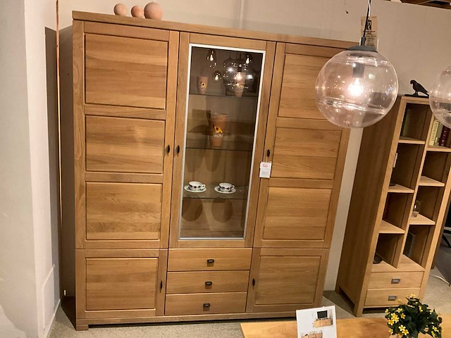 Motimar eiken vitrinekast - afbeelding 3 van  10