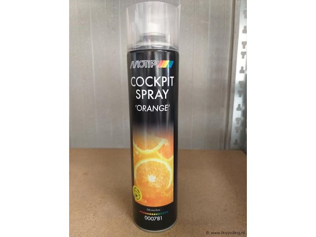 Motip - cockpit spray - geur orange - 600 ml - 12 x - afbeelding 1 van  4