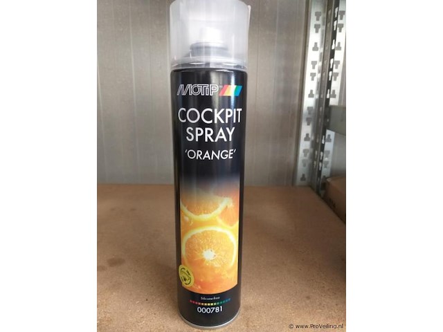 Motip - cockpit spray - geur orange - 600 ml - 24 x - afbeelding 1 van  4