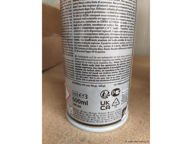 Motip - hoogglans wit - 500 ml - 24 x - afbeelding 2 van  3