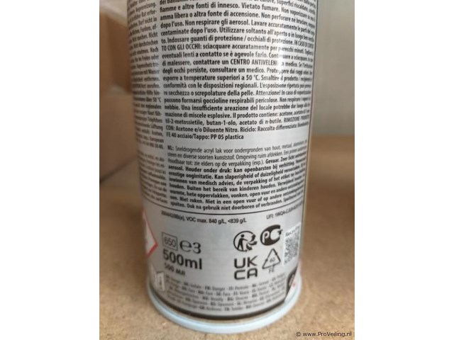 Motip - hoogglans wit - 500 ml - 36 x - afbeelding 2 van  3