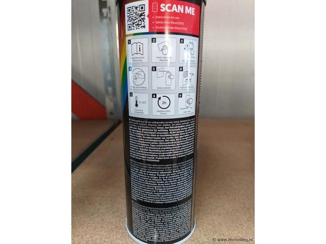 Motip - hoogglans zwart - 500 ml - 24 x - afbeelding 2 van  3