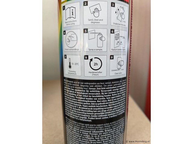 Motip - hoogglans zwart - 500 ml - 30 x - afbeelding 2 van  4