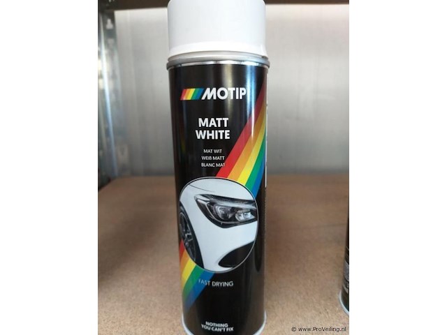 Motip - mat wit - 500 ml - 24 x - afbeelding 1 van  3