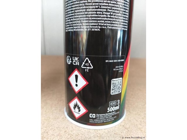 Motip - mat zwart - 500 ml - 36 x - afbeelding 3 van  4