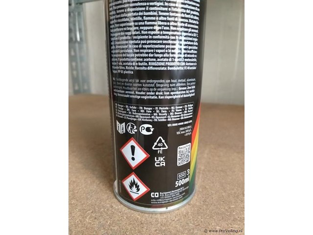 Motip - ral 5010 spuitlak - 500 ml - 24 x - afbeelding 2 van  3