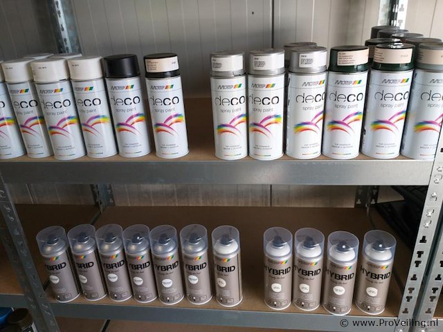 Motip - spuitbussen - diverse kleuren - 400 ml - ca. 50 x - afbeelding 3 van  5