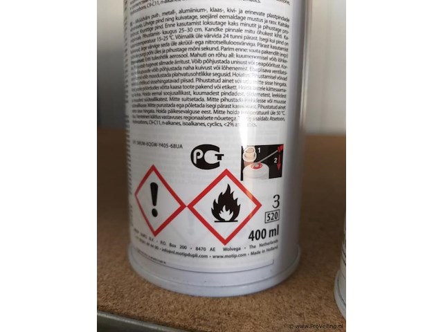 Motip - spuitbussen - diverse kleuren - 400 ml - ca. 50 x - afbeelding 5 van  5