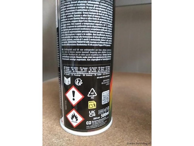 Motip - zijdeglans zwart - 500 ml - 24 x - afbeelding 2 van  3