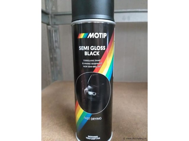 Motip - zijdeglans zwart - 500 ml - 30 x - afbeelding 1 van  3