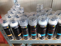 Motip/ colorspray spuitbussen - 400 ml - diverse kleuren - ca. 70 x - afbeelding 2 van  5