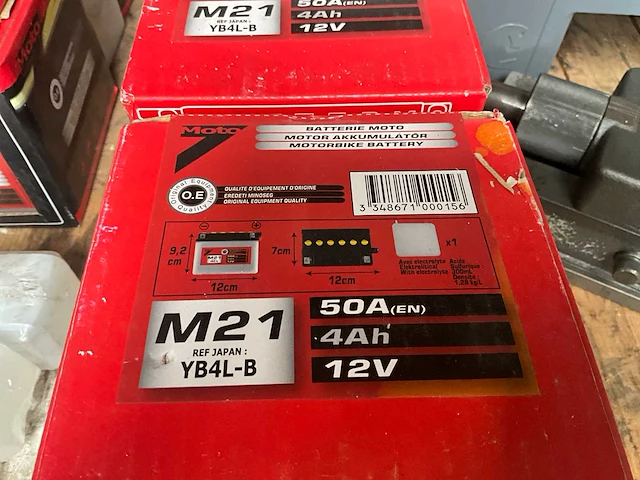 Moto7 m21 motorbatterij (13x) - afbeelding 4 van  4