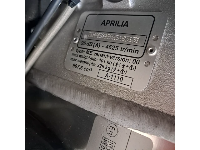 Motor, aprilia, sport rsv1000, 2000 - afbeelding 66 van  75