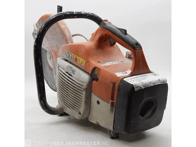 Motor bandenzaag stihl, ts400, bouwjaar 2007 - afbeelding 10 van  18