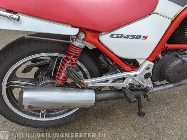 Motor honda, cb 450 s, bouwjaar 1988 - afbeelding 10 van  27
