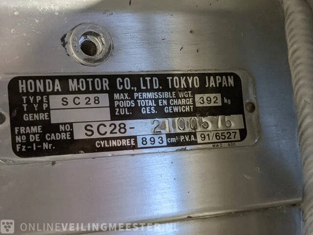 Motor honda, cbr 900rr fireblade, bouwjaar 1993 - afbeelding 39 van  50
