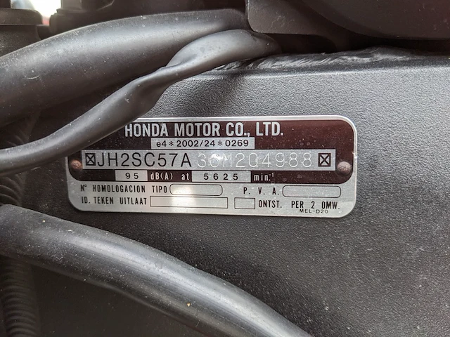 Motor honda, cbr1000rr, 2006 - afbeelding 46 van  51