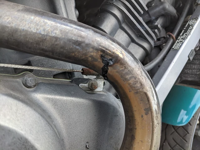 Motor, honda, ntv 650, 1996 - afbeelding 26 van  50