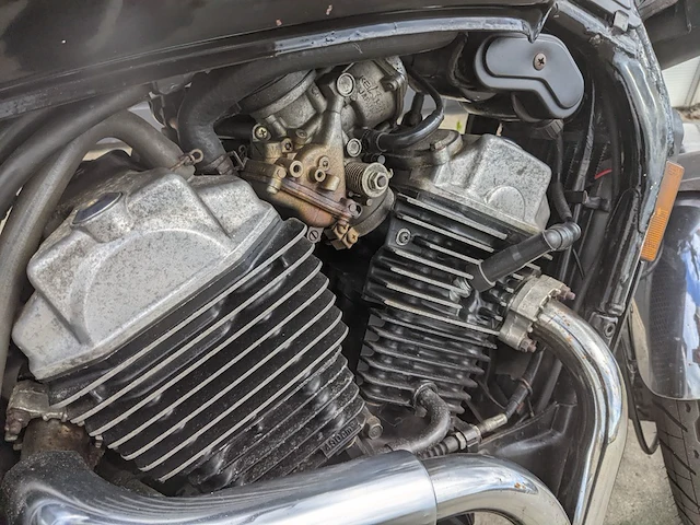Motor, honda, vt 500c shadow, 1983 - afbeelding 30 van  54