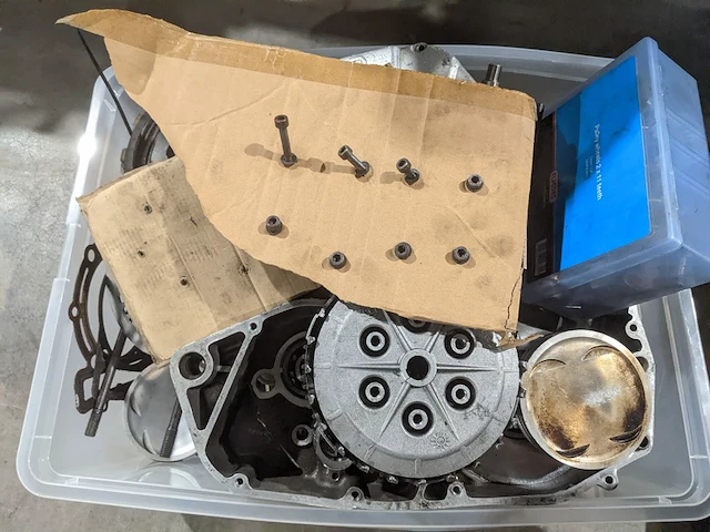Motor, husqvarna, 610 te, 1993 - afbeelding 48 van  69