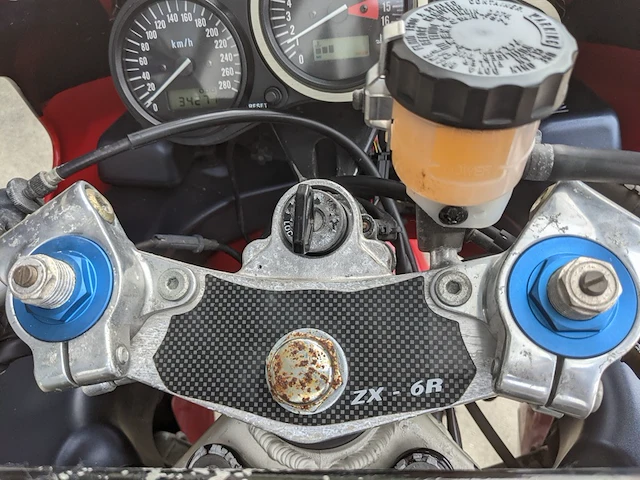 Motor, kawasaki, ninja zx-6r, 1998 - afbeelding 19 van  52
