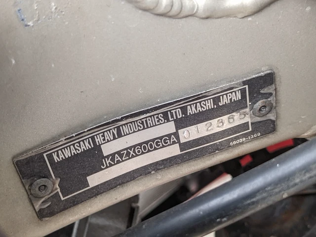 Motor, kawasaki, ninja zx-6r, 1998 - afbeelding 48 van  52