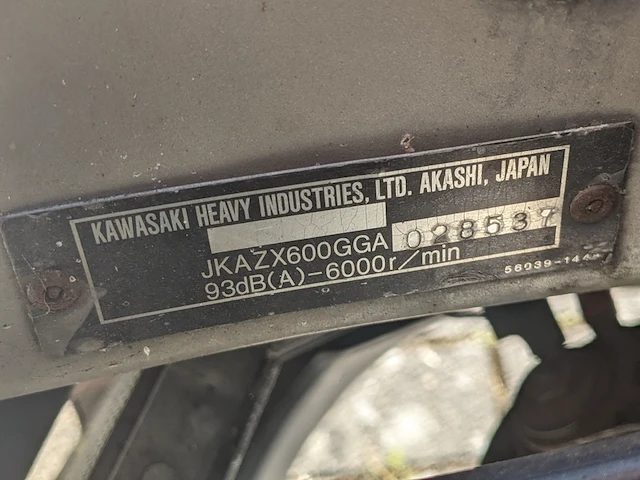 Motor kawasaki, ninja zx-6r, 2000 - afbeelding 30 van  41