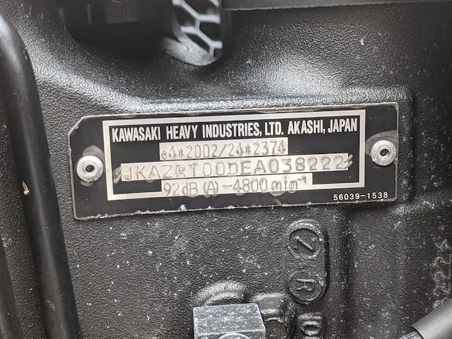 Motor, kawasaki, z1000 abs, 2013 - afbeelding 50 van  55