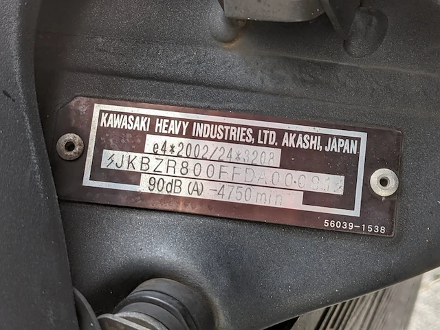 Motor kawasaki, z800 abs, 2016 - afbeelding 46 van  52