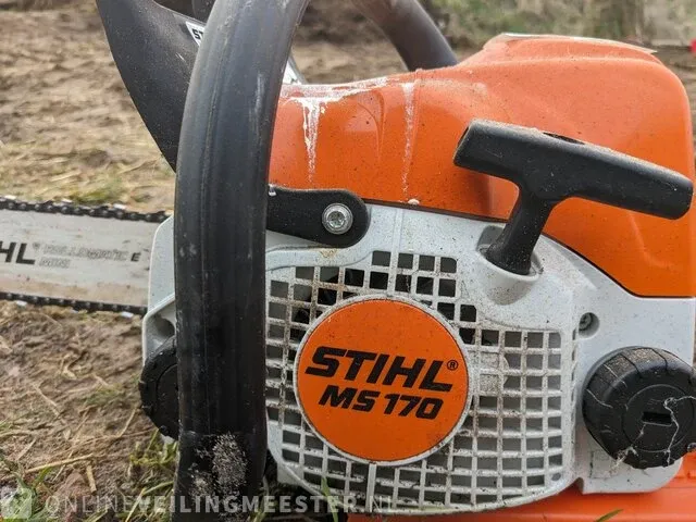 Motor kettingzaag stihl, ms170, bouwjaar 2022 - afbeelding 3 van  6