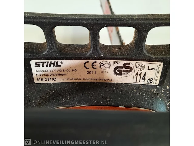 Motor kettingzaag stihl, ms2111c, bouwjaar 2011 - afbeelding 7 van  9