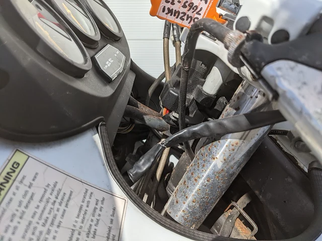 Motor suzuki, gsx 600 f, 1990 - afbeelding 21 van  67