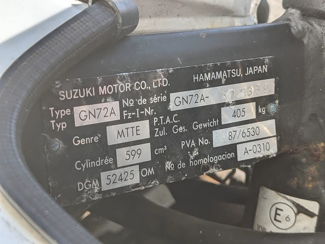 Motor suzuki, gsx 600 f, 1990 - afbeelding 63 van  67
