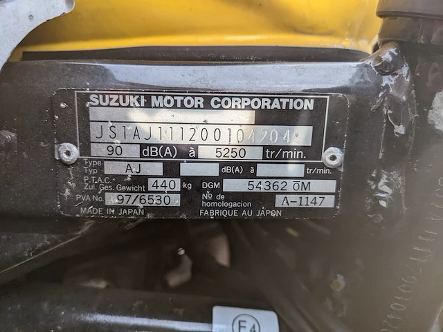 Motor suzuki, gsx600f , 2000 - afbeelding 59 van  66