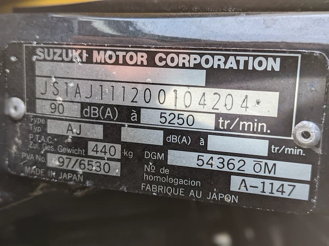 Motor suzuki, gsx600f , 2000 - afbeelding 60 van  66
