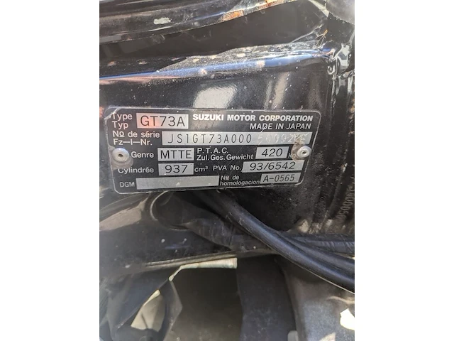 Motor suzuki, rf 900, 1995 - afbeelding 37 van  46