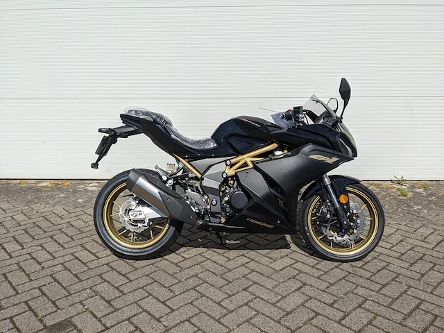 Motor, trmotor, tr125-2 gp1, zwart/goud, 2025 - afbeelding 1 van  20