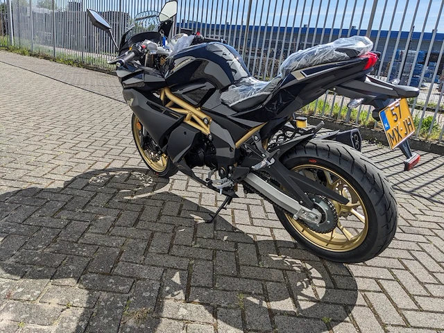 Motor, trmotor, tr125-2 gp1, zwart/goud, 2025 - afbeelding 16 van  20