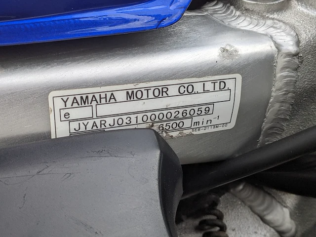 Motor yamaha, yzf-r6, 2000 - afbeelding 46 van  54