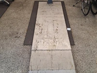 Motorbrug v.v. voetpomp - 190x70x80 cm - afbeelding 1 van  5